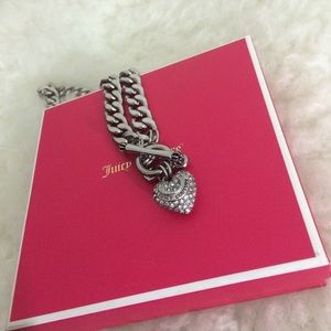 SOLD; Juicy Couture Silver Cuban Link Necklace 💎