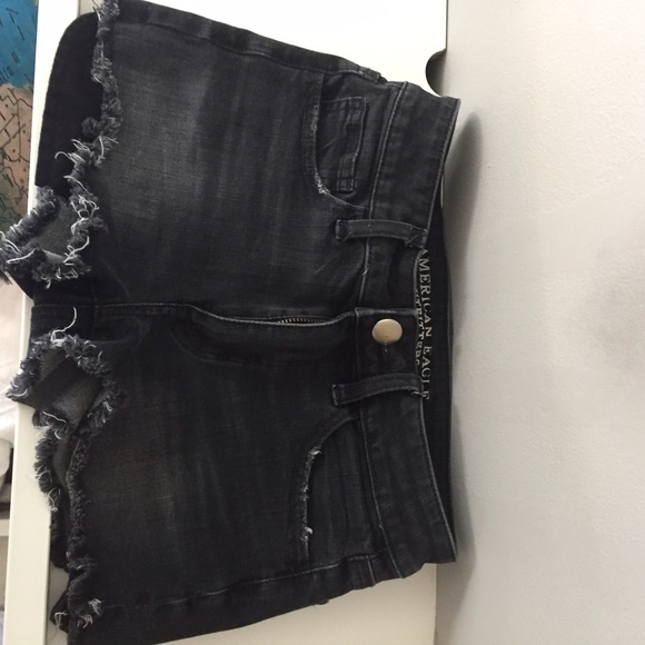 Black High Waisted Shorts