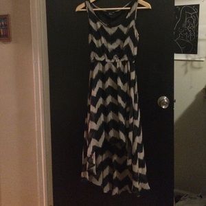 Dress Black and Tan patterned Forever 21 Small