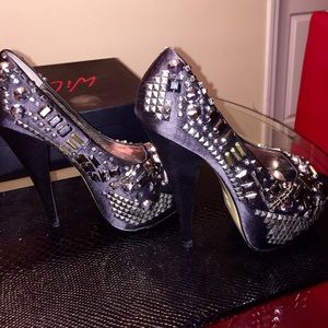 Sexy Black Platform Heels