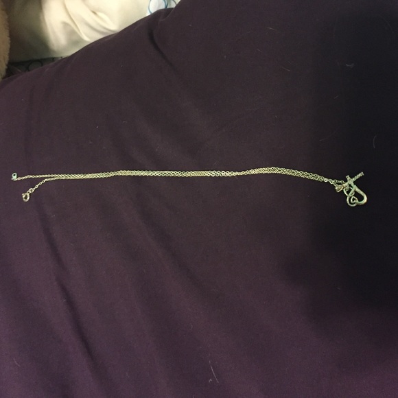 Cross and heart charm necklace - Picture 2 of 4