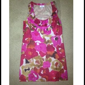 Ann Taylor Loft sleeveless floral dress