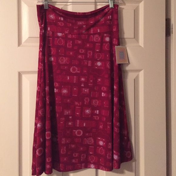 LuLaRoe Dresses & Skirts - LuLaRoe Azure vintage camera skirt