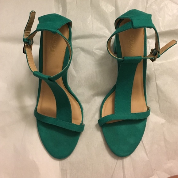 Teal old navy heels