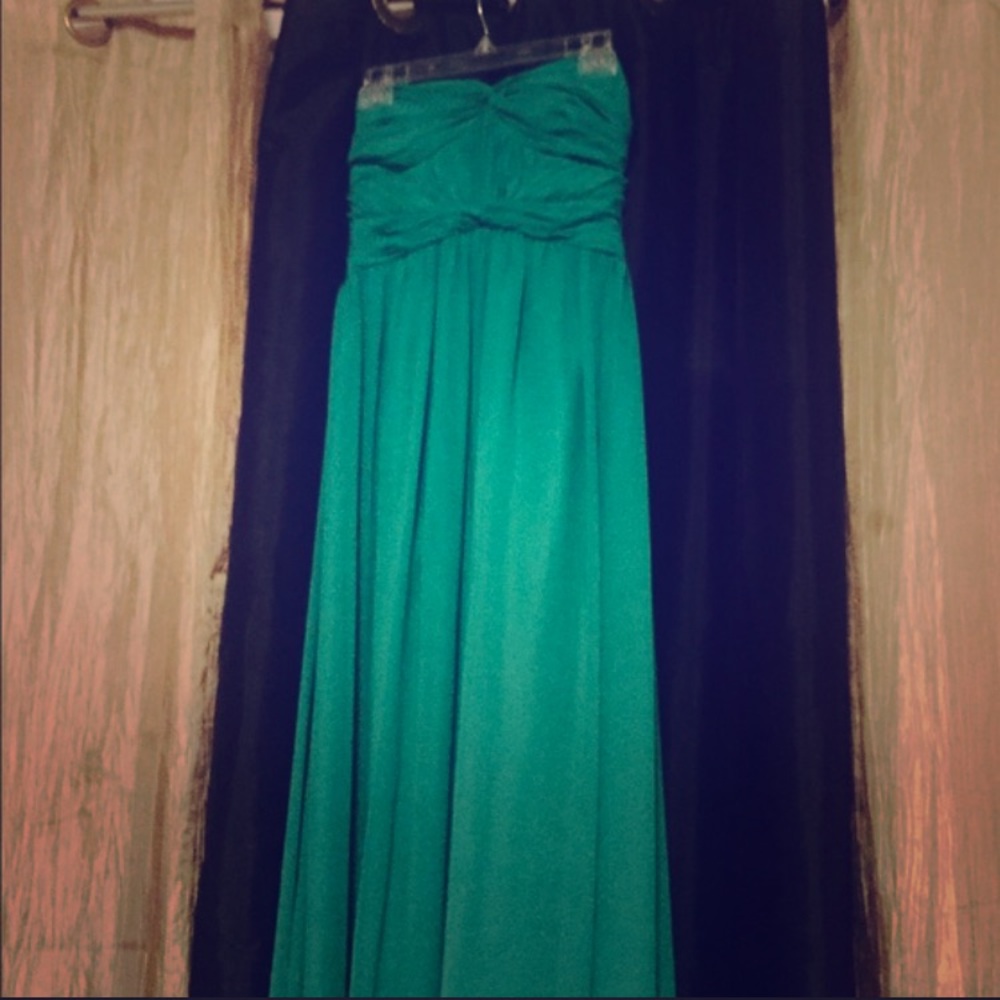 Adrianna Pappel Green Maxi Dress