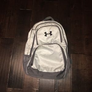 Under Armor White backpack