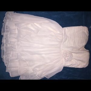 Strapless dress
