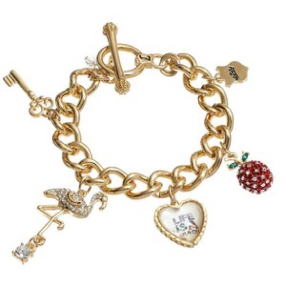 Juicy Couture Jewelry - LAST‼️ JUICY COUTURE Flamingo & Charms Bracelet