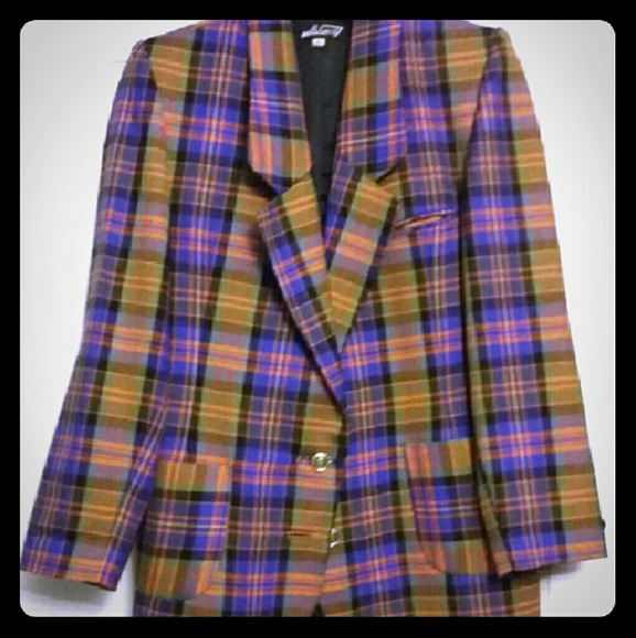 Vintage multi- colored Blazer