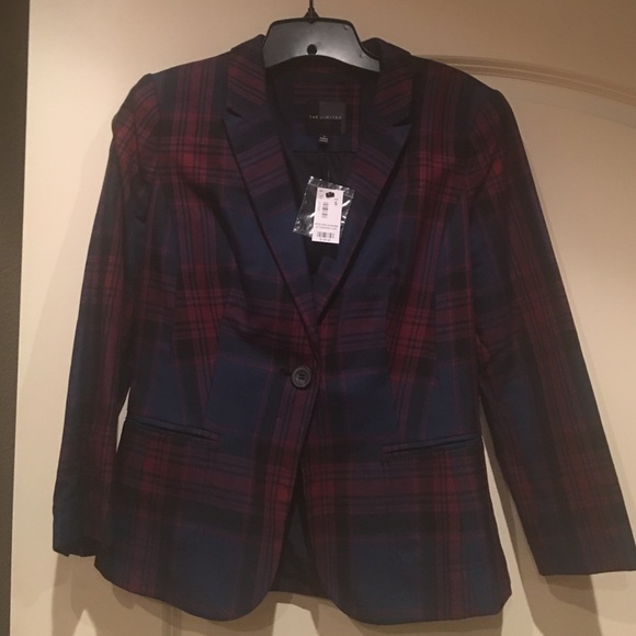 Limited plaid blazer