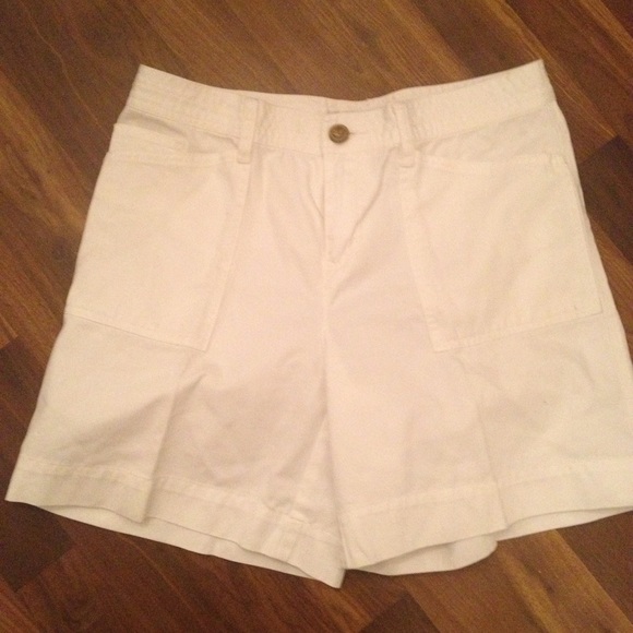 White Cotton Ralph Lauren Shorts