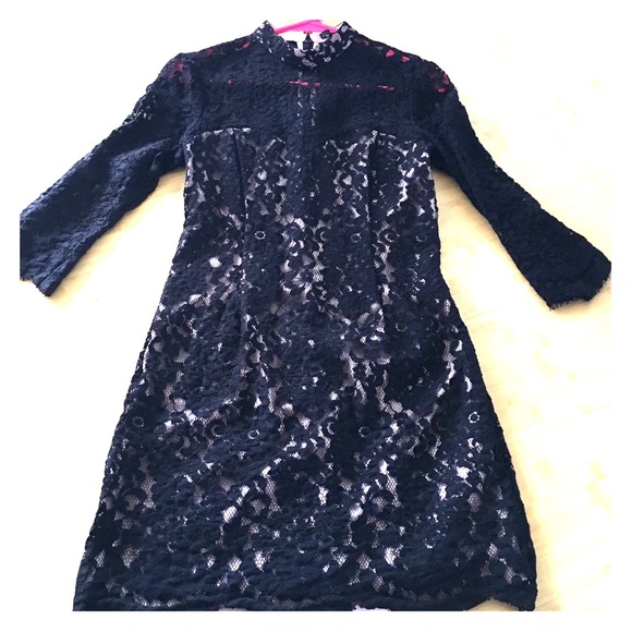 Black lace dress