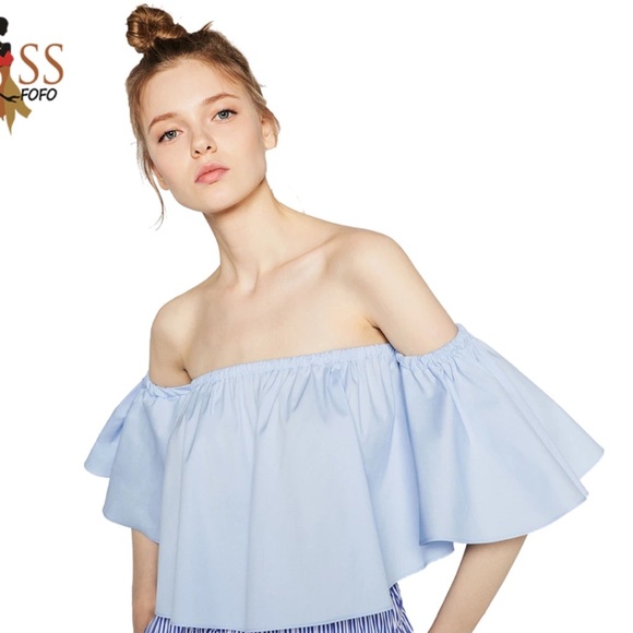 White top off shoulder! Brand new
