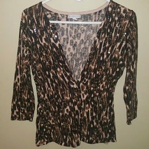 SALE!!! NY&C Leopard Print Cardigan