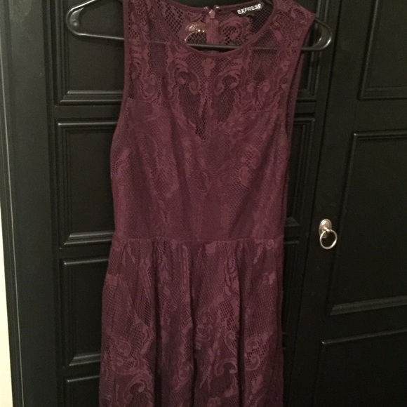 Express Burgundy Dress