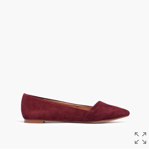 Madewell Mira Flat in Plum Wine