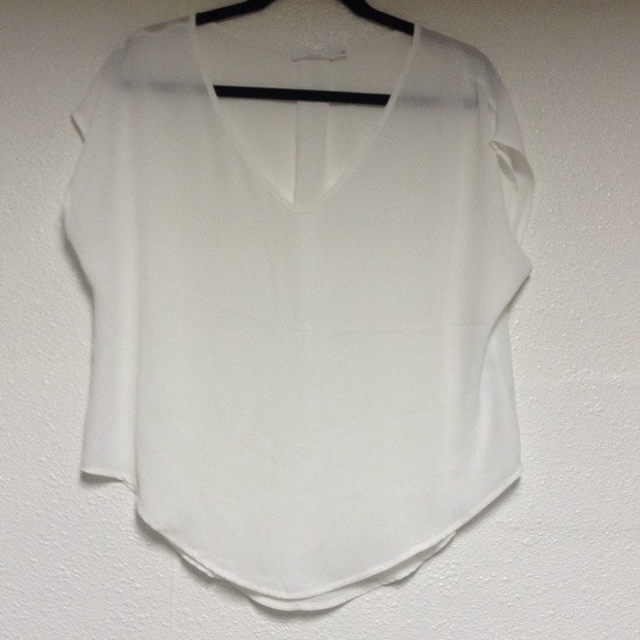 Lush sheer white shirt