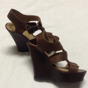 Candies strappy wedge sandals
