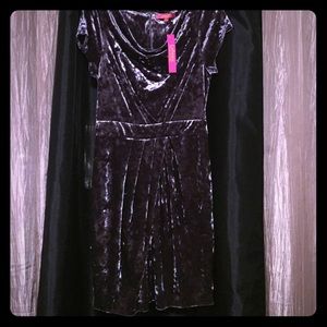 Catherine Malandrino Grey Velvet Dress