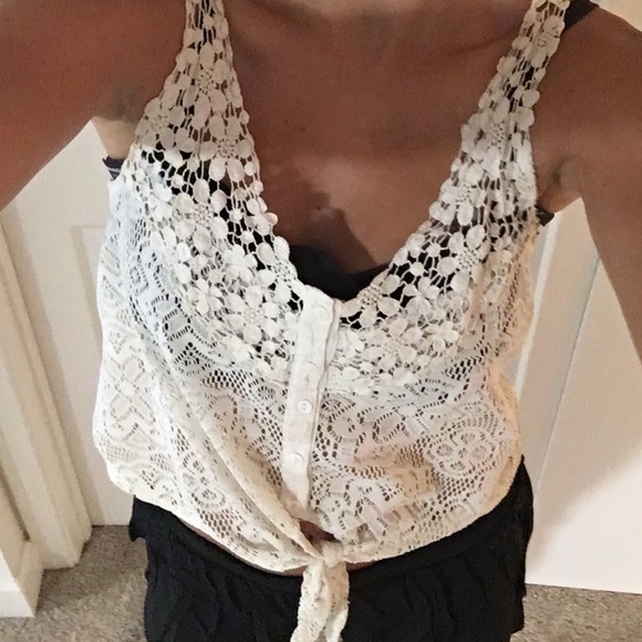 Lacey white shirt