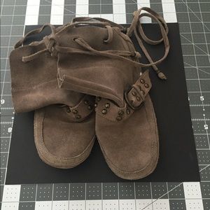 Never Worn Juicy Couture Suede Booties/Moccasins