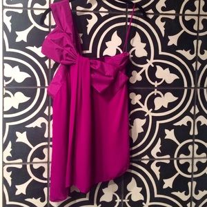 One-Shoulder Silk Blouse by Mint. Size 6.