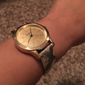 Geneva platinum fashion watch