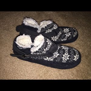 Roxy Navy blue slippers