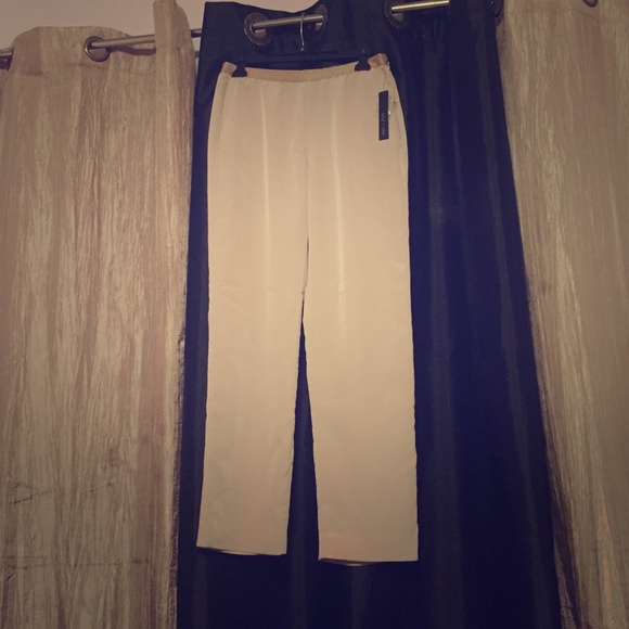 Nic + Zoe Tan Ankle Length Pants
