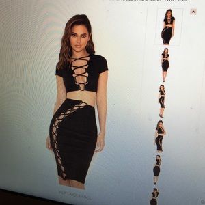 House of CB Black 'Franco' Dress