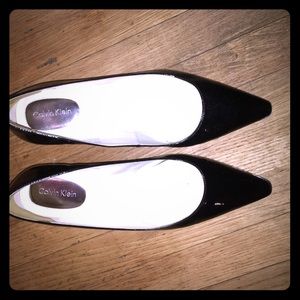 Black Patent CalvinKlein Shoes