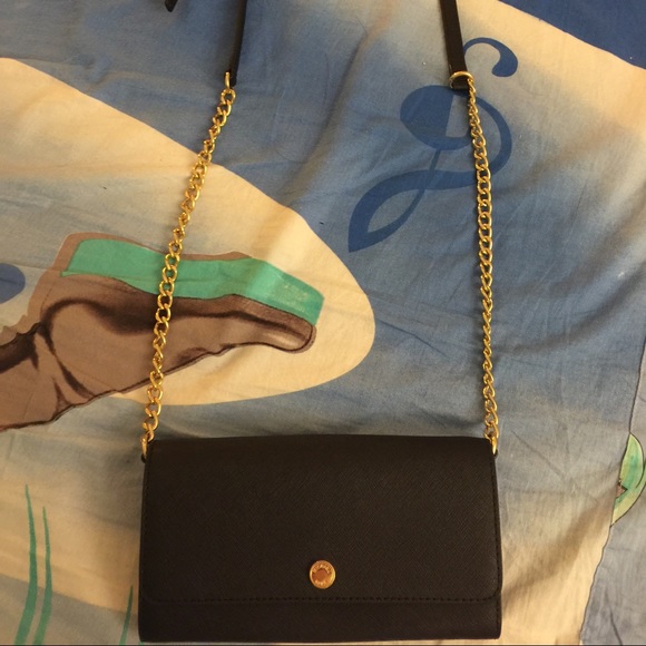 Michael kors black wallet bag