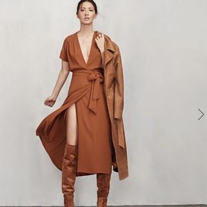 Reformation Hadley Wrap Dress XL