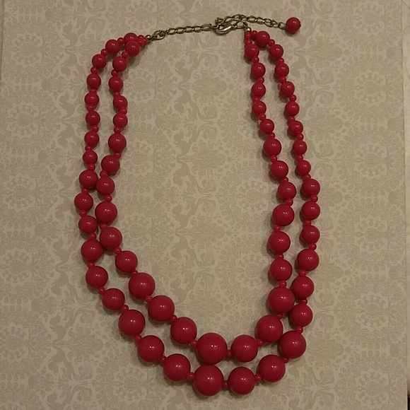 Hot pink necklace