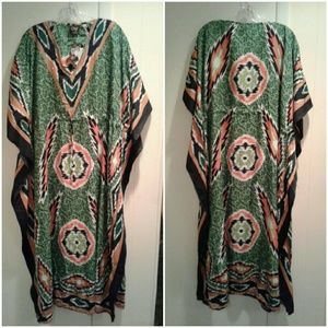 ♡HP♡Green Multi Caftan /Sparkling bead♡HP12/6