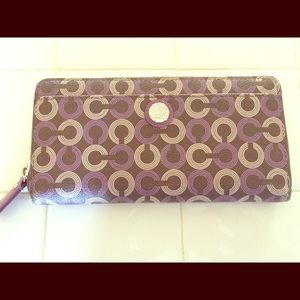Authentic coach wallet