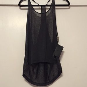 Black Nike Racer Back Top
