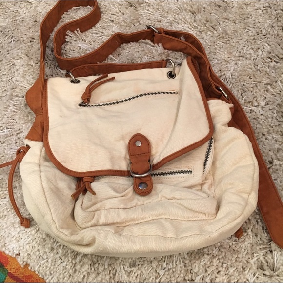 Urban Outfitters Washed Canvas Satchel