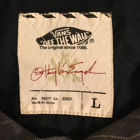 Vans Gray Collared Flannel - Picture 4 of 4