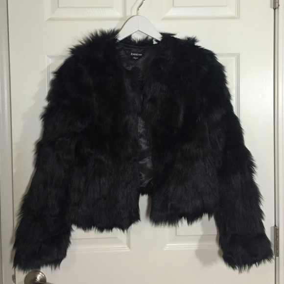 bebe faux fur jacket