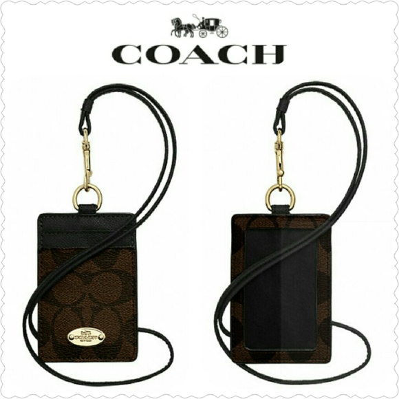 Coach Accessories - NEW Coach lanyard ID case