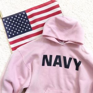 pink NAVY sweater💕🇺🇸
