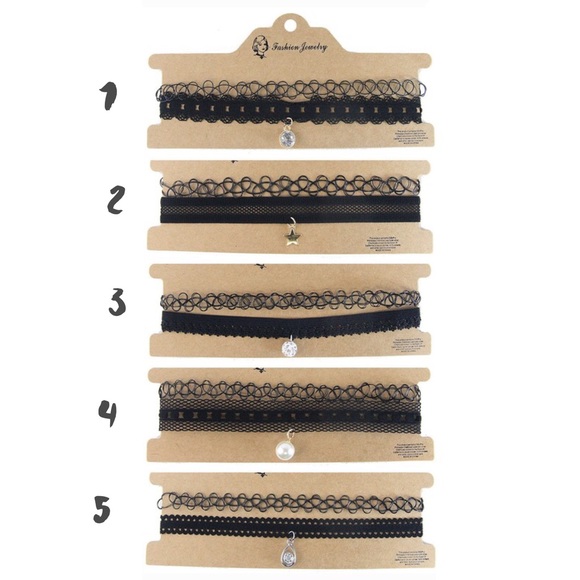 Lace Choker Necklace, Bohemian Necklace - Picture 4 of 4