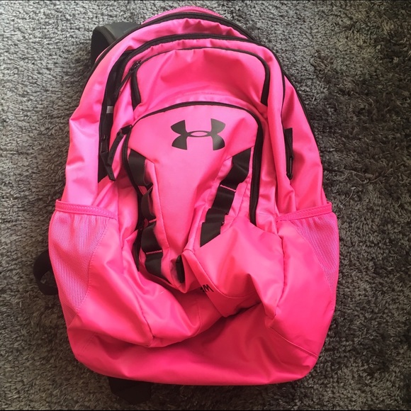 Large Pink Under Armor Backpack