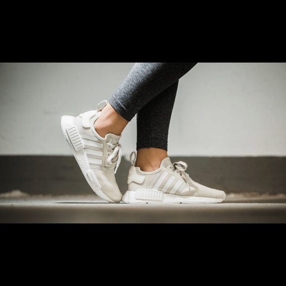 SOLD! Adidas Women's NMD R1 Talc/Off White