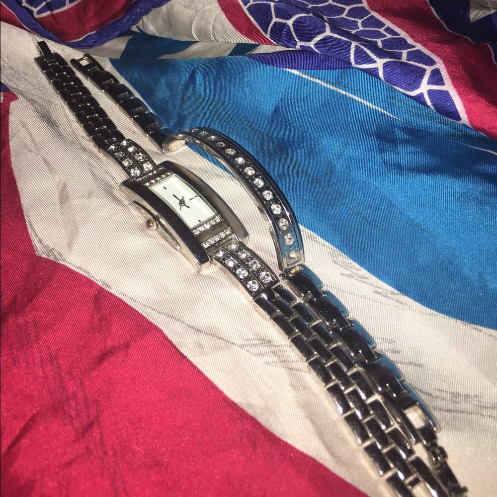 Tennis Bracelet+Matching Watch