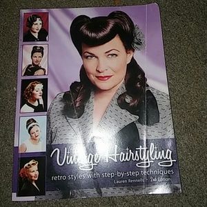 Vintage hairstylist book