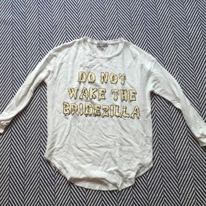 Wildfox Do Not Wake The Bridezilla sweater