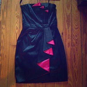 White House black market pleated dress