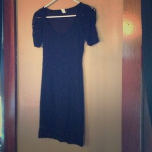 Classy black lace dress